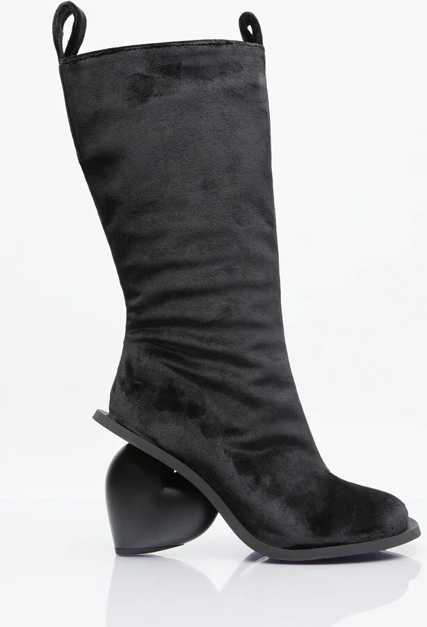 Yume Yume Love Velvet Boots - Woman Boots Black Eu - 37