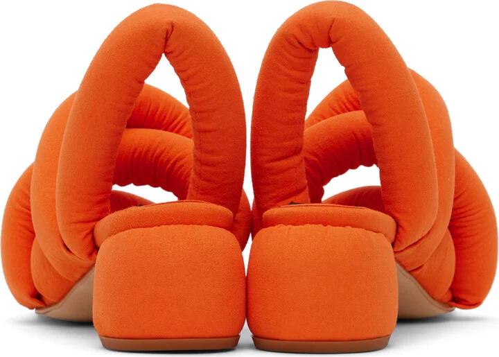 YUME YUME Orange Henrik Vibskov Edition Sausage Heeled Sandals - Image 2