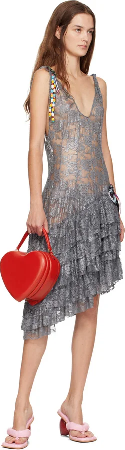 YUME YUME Pink & Red Love Mules - Image 5