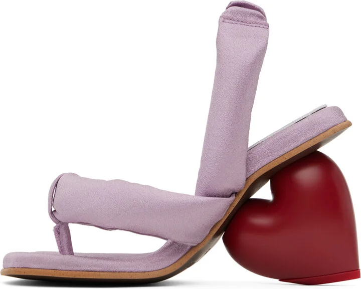 YUME YUME Purple Love Heeled Sandals - Image 3