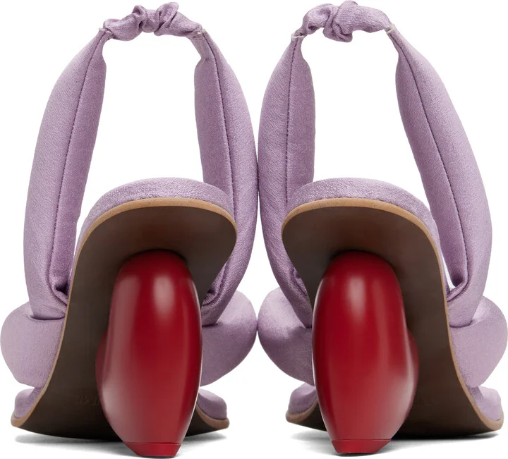 YUME YUME Purple Love Heeled Sandals - Image 2