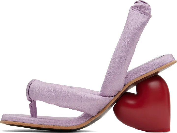 YUME YUME Purple Love Heeled Sandals - Image 3