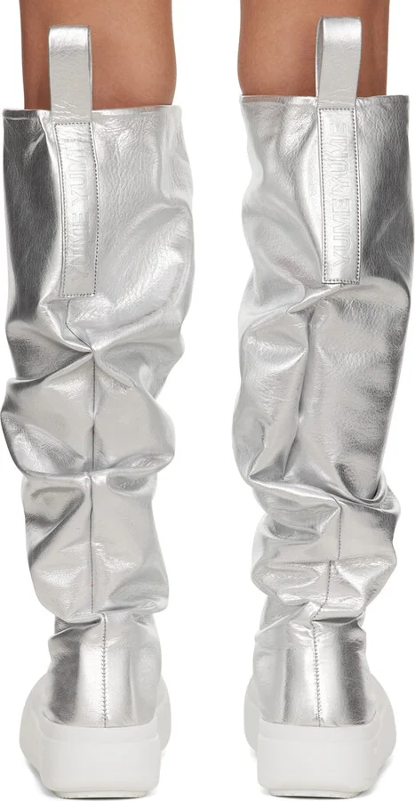 YUME YUME Silver Fisherman Boots - Image 2