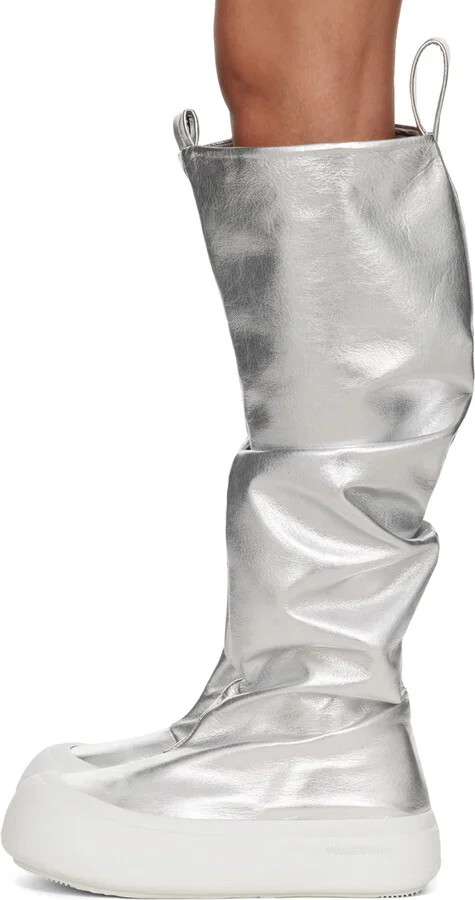 YUME YUME Silver Fisherman Boots - Image 3