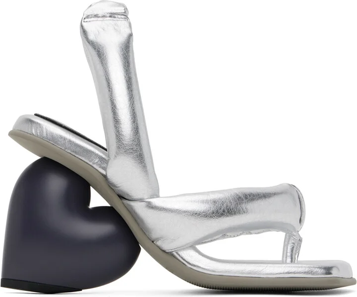 YUME YUME Silver Love Heeled Sandals