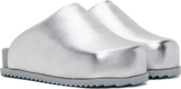 YUME YUME Silver Truck Slide Slip-On Loafers - Image 4