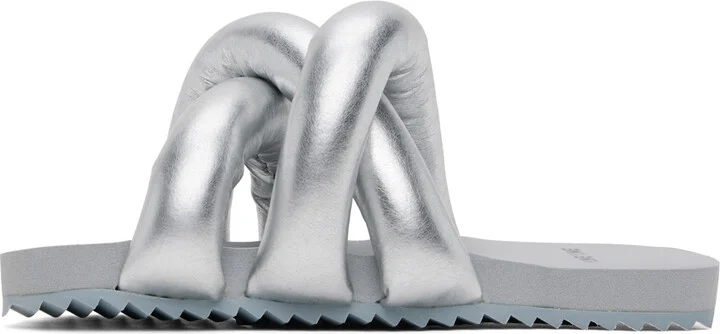 YUME YUME Silver Tyre Sandals - Image 3
