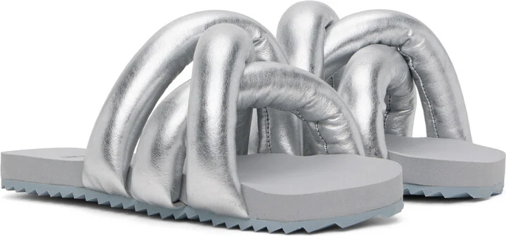 YUME YUME Silver Tyre Sandals - Image 4