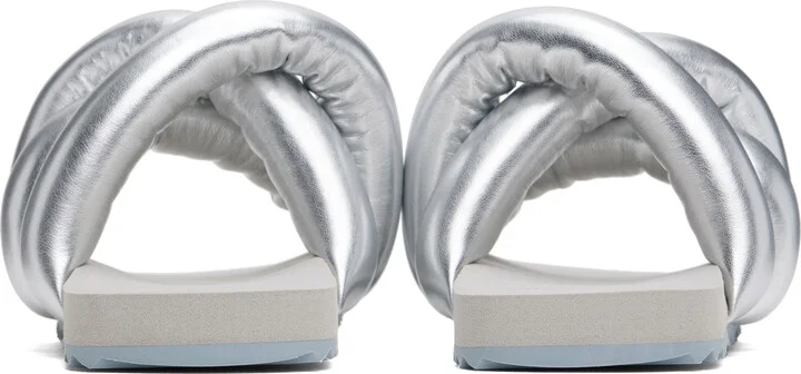 YUME YUME Silver Tyre Slides - Image 2