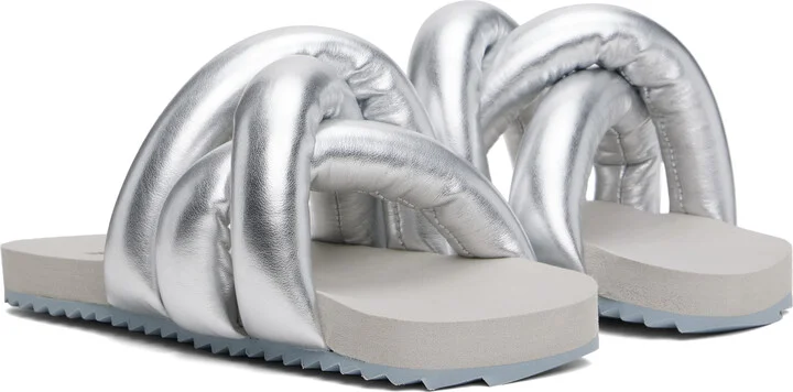 YUME YUME Silver Tyre Slides - Image 4