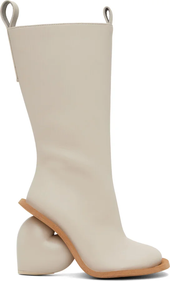 YUME YUME SSENSE Exclusive Beige Love Boots