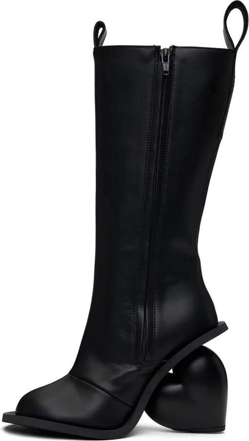 YUME YUME SSENSE Exclusive Black Love Boots - Image 3