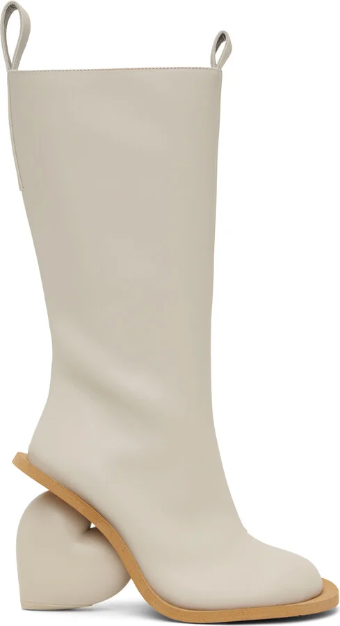 YUME YUME SSENSE Exclusive Off-White Love Boots