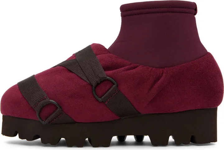 YUME YUME SSENSE Exclusive Red Camp Boots - Image 3