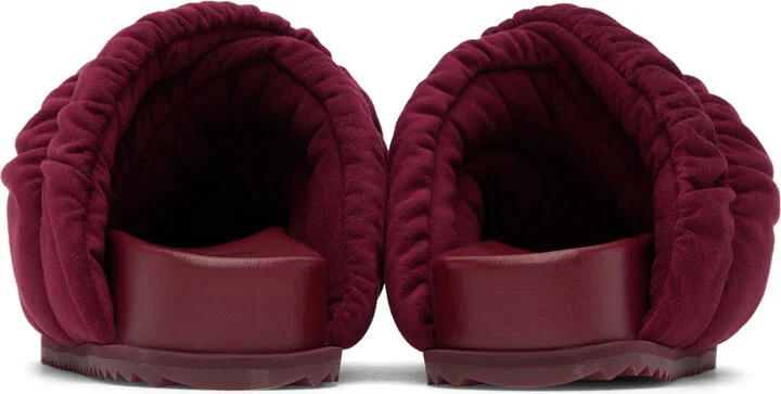 YUME YUME SSENSE Exclusive Red Tent Mules - Image 2