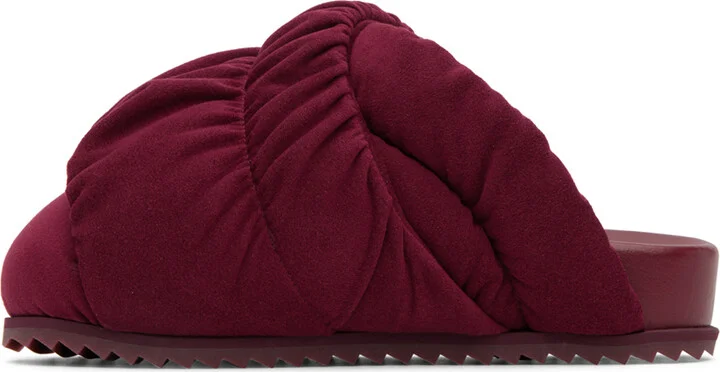 YUME YUME SSENSE Exclusive Red Tent Mules - Image 3