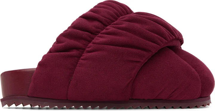 YUME YUME SSENSE Exclusive Red Tent Mules