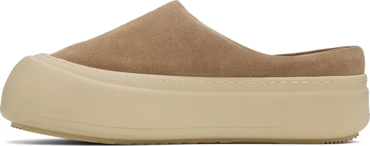 YUME YUME Tan Goofy Slip-on Loafers - Image 3