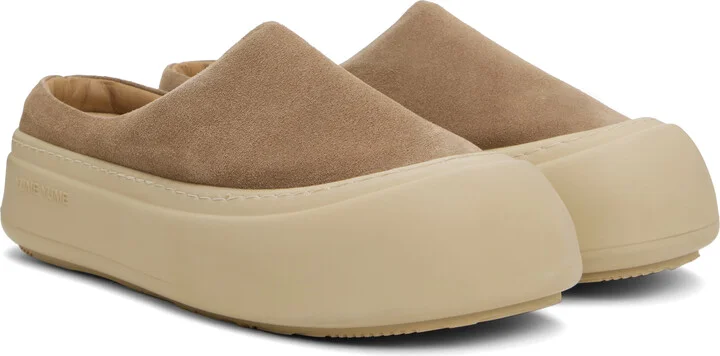 YUME YUME Tan Goofy Slip-on Loafers - Image 4