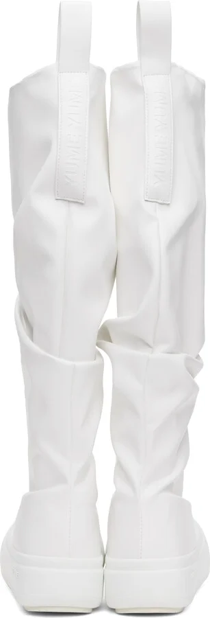 YUME YUME White Fisherman Tall Boots - Image 2