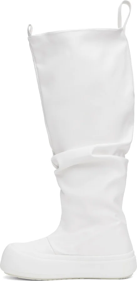 YUME YUME White Fisherman Tall Boots - Image 3