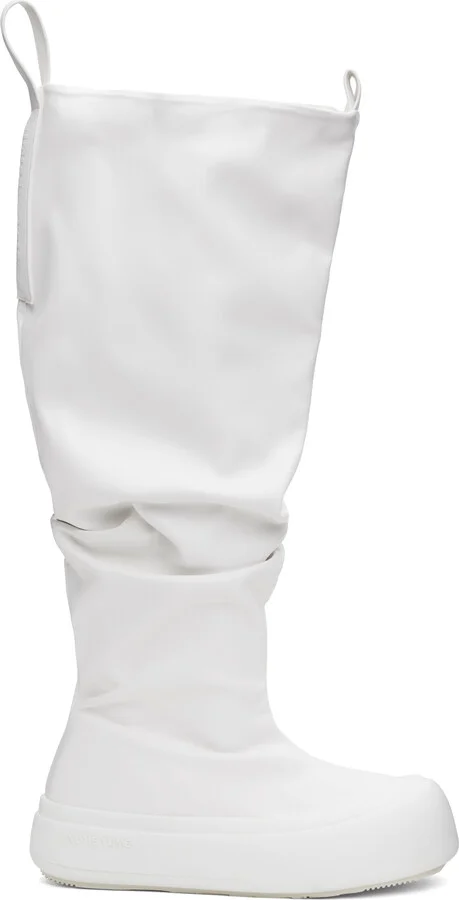 YUME YUME White Fisherman Tall Boots