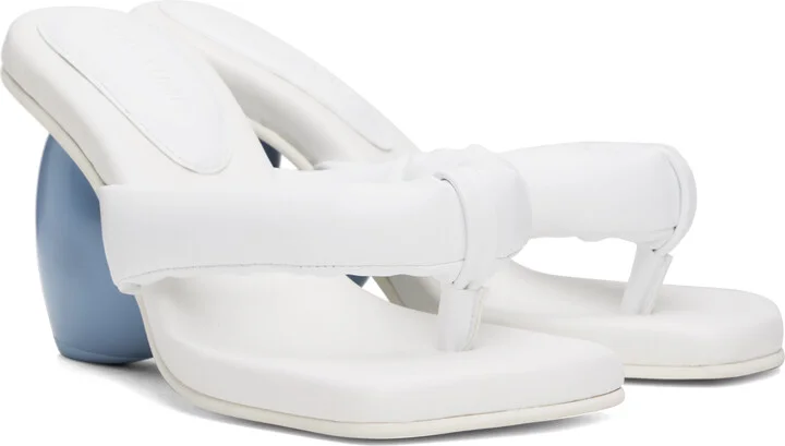 YUME YUME White Love Heeled Sandals - Image 4