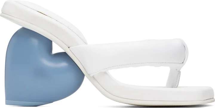 YUME YUME White Love Heeled Sandals