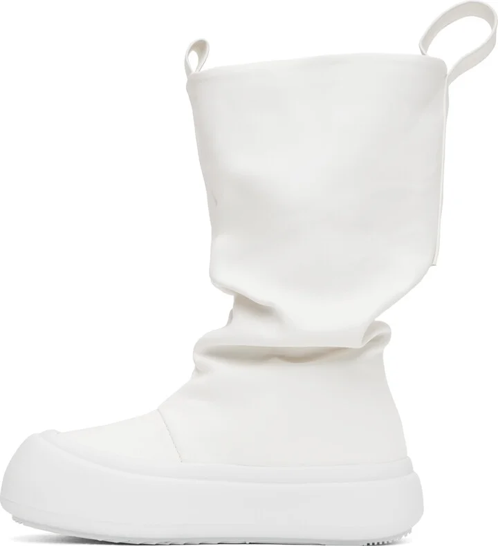 YUME YUME White Low Fisherman Boots - Image 3