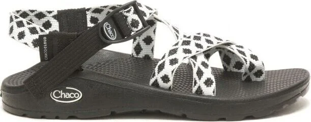 Z/Cloud 2 JCH109506 Sandals Women's 5 Black White Adjustable Strap ZPO2553