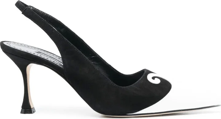 Zaboru 75mm slingback pumps