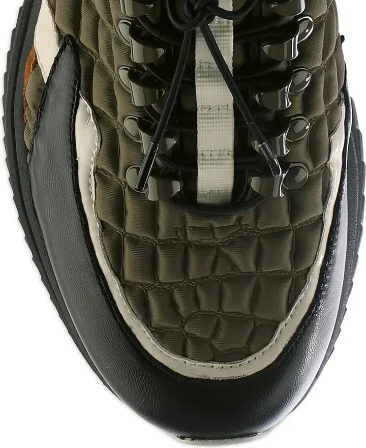 Zac quilted panelled sneakers - Image 3