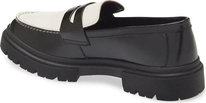 Zaccai Lug Sole Penny Loafer - Image 8