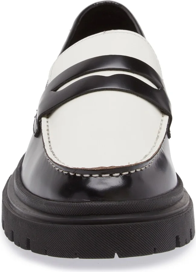 Zaccai Lug Sole Penny Loafer - Image 9