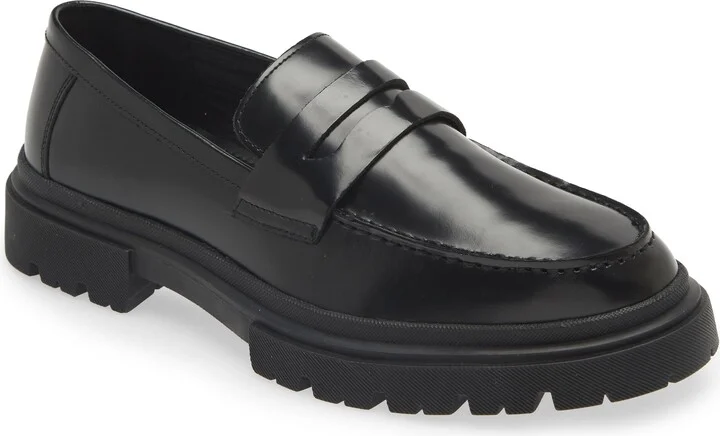 Zaccai Lug Sole Penny Loafer