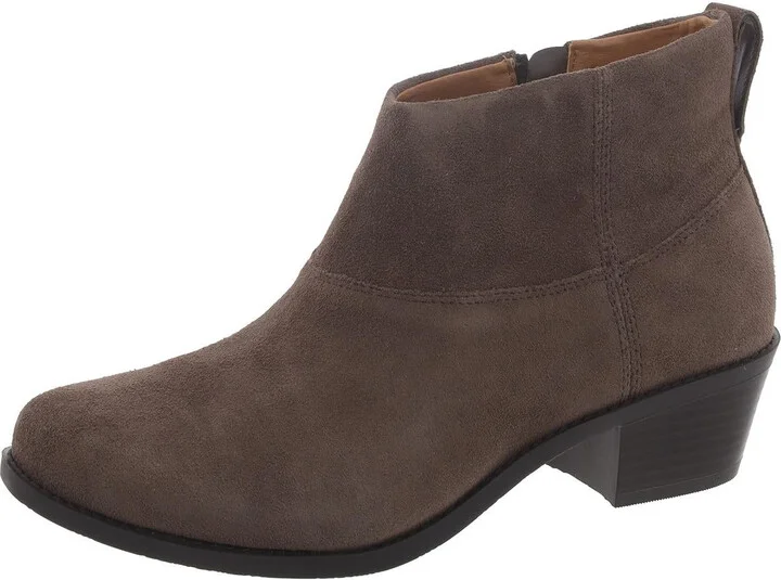 Zadie Womens Suede Comfort Booties