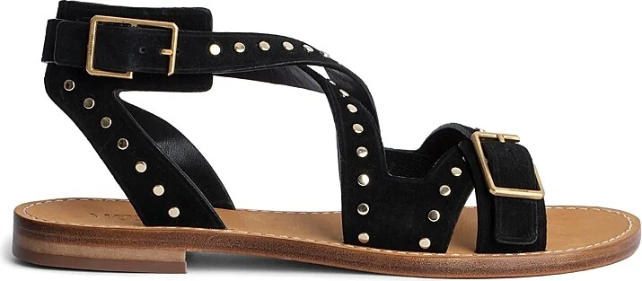 Zadig & Voltaire Women's Cecilia Studded Strap Sandals