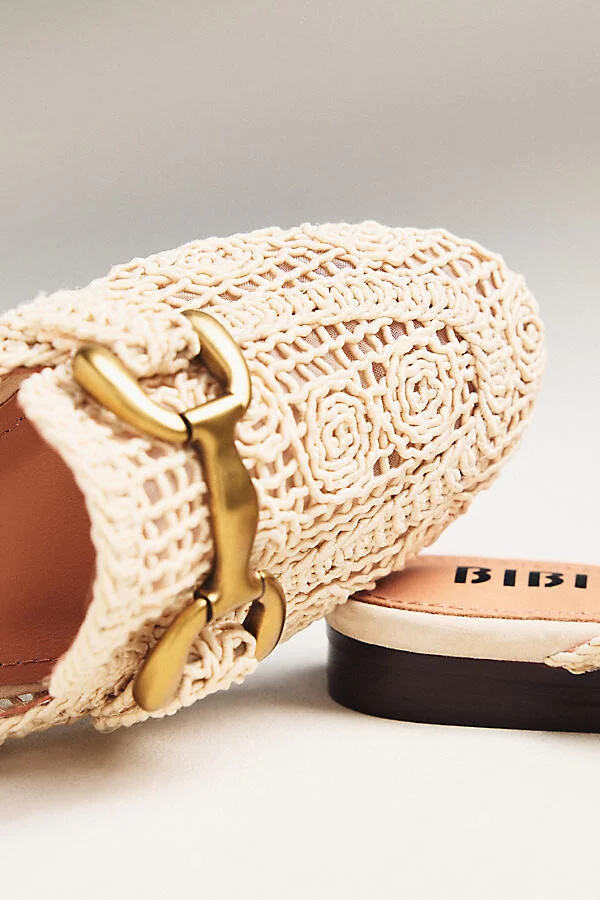 Zagreb Crochet Slip-On Loafer Mules - Image 3