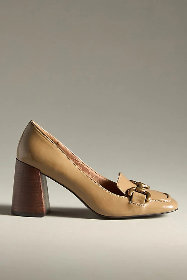 Zagreb Wood Stacked Heels