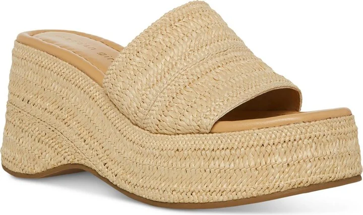 Zahara-R Womens Slip On Dressy Wedge Sandals