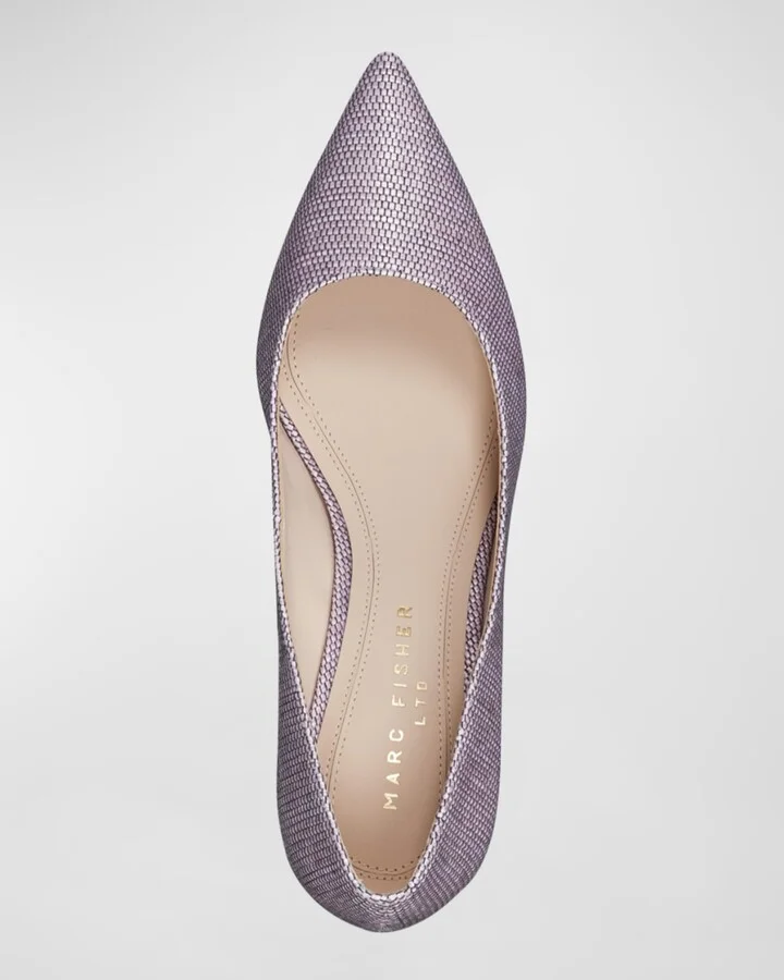 Zala16 Fabric Block-Heel Pumps - Image 7