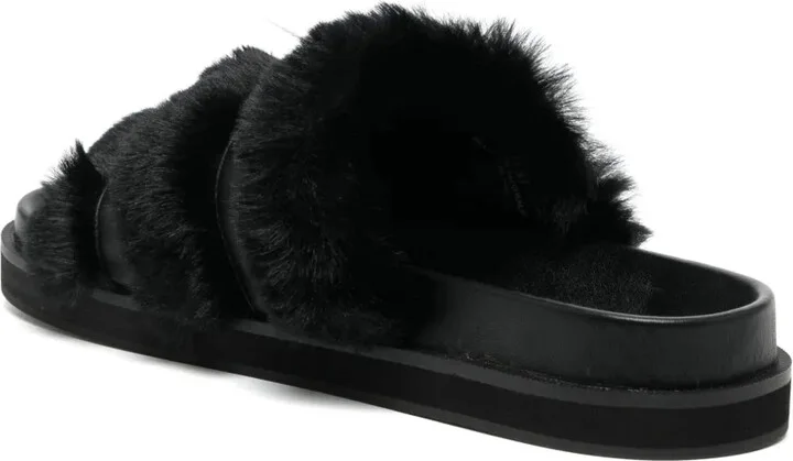 Zali double-buckle leather sandals - Image 3