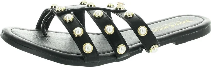 ZallyMae Womens Studded Flip-Flops