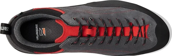 Zamberlan 227 EL Cap RR Men's Shoes Grey/Red : EU 42.5 (US Men's 8.5) D - Medium, Suede - Image 2