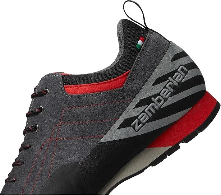 Zamberlan 227 EL Cap RR Men's Shoes Grey/Red : EU 42.5 (US Men's 8.5) D - Medium, Suede - Image 4