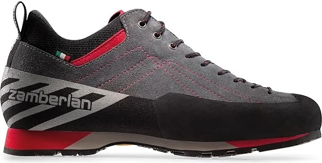 Zamberlan 227 EL Cap RR Men's Shoes Grey/Red : EU 42.5 (US Men's 8.5) D - Medium, Suede - Image 7
