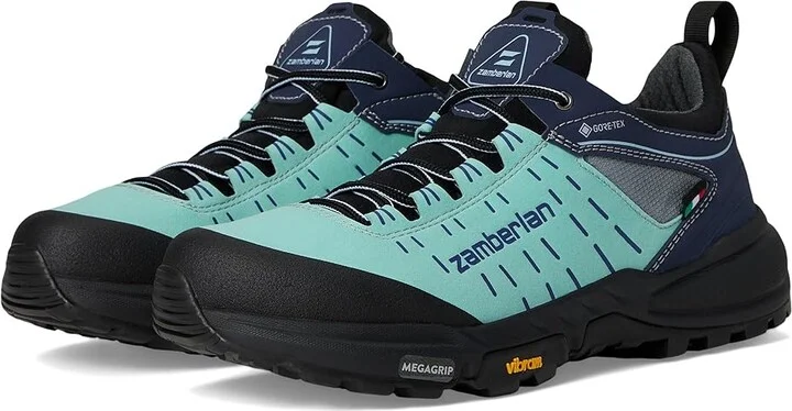Zamberlan Circe Low GTX WNS Women's Climbing Shoes Light Blue/Navy : EU 40.5 (US Women's 8.5) B - Medium, Suede