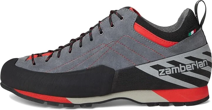 Zamberlan EL Cap RR Men's Climbing Shoes Grey/Red : EU 44.5 (US Men's 10) D - Medium, Suede - Image 6