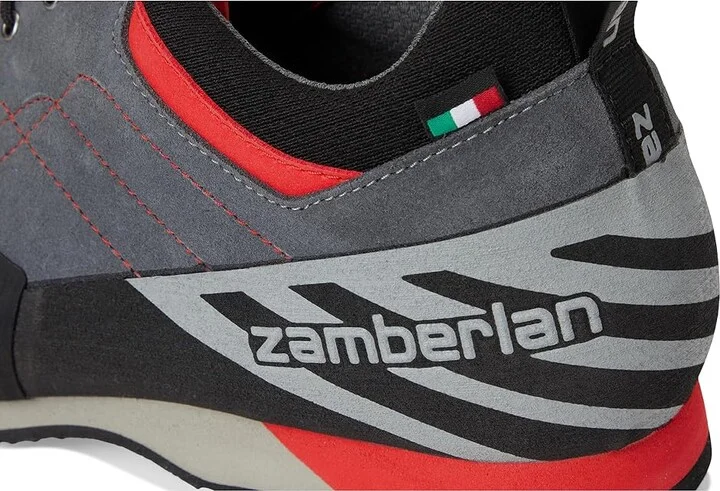 Zamberlan EL Cap RR Men's Climbing Shoes Grey/Red : EU 44.5 (US Men's 10) D - Medium, Suede - Image 7