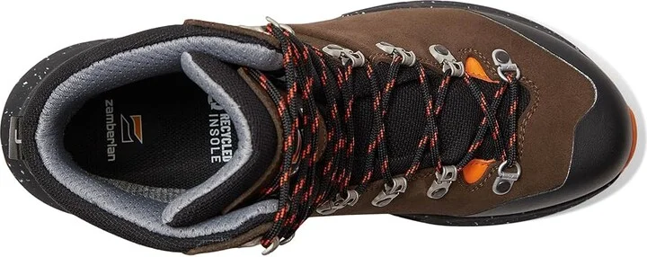 Zamberlan Thunder Pro GTX Men's Climbing Shoes Dark Brown/Orange : EU 45 (US Men's 10.5) D - Medium, Leather - Image 2